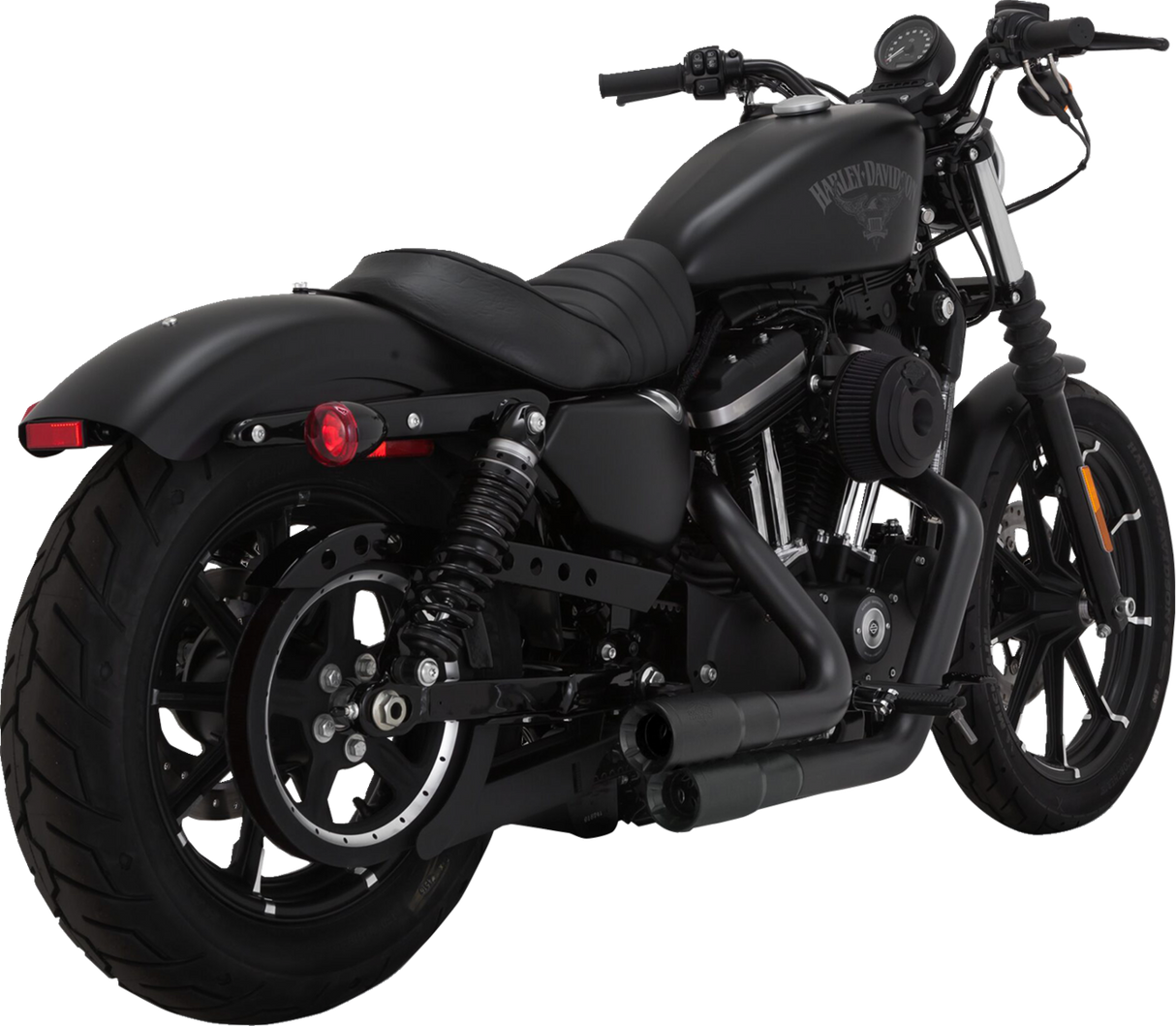 VANCE & HINES Mini Grenades Exhaust System - Black Iron 1200 /883 46374