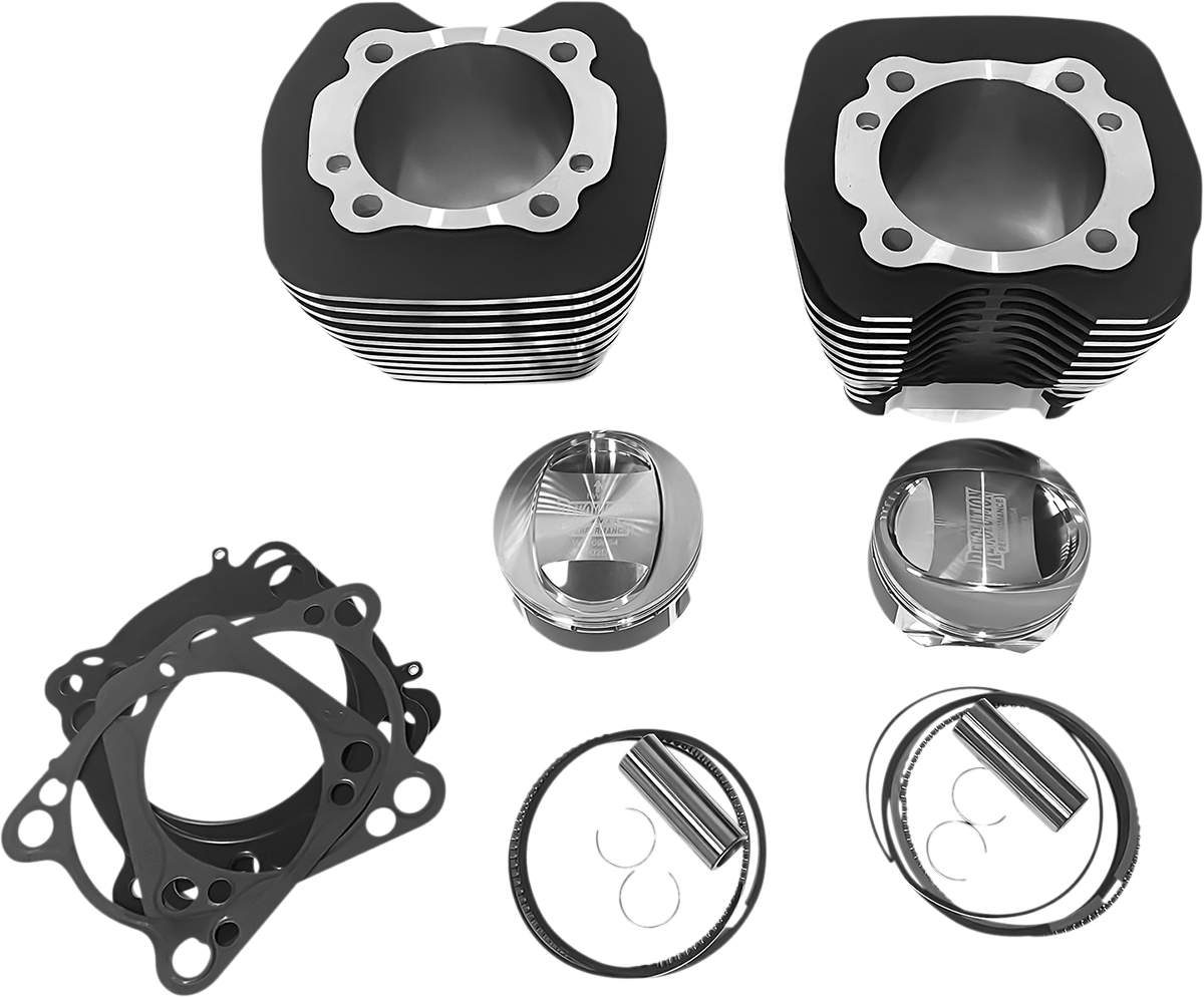 REVOLUTION PERFORMANCE, LLC Cylinder Kit - 113" - Black with Highlighted Fins RP201-174W