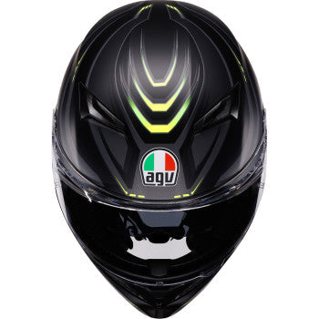 AGV Helmet K3 Syth Matte Black/Yellow Fluo Xl 2118381004-026-XL