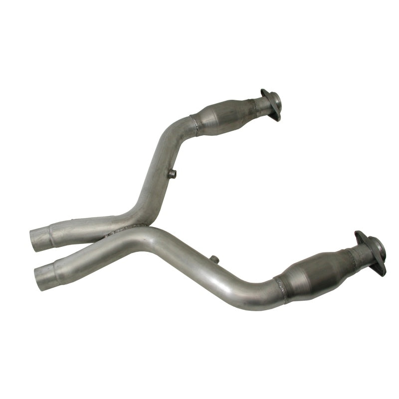 BBK 05-10 Mustang 4.6 Short Mid X Pipe With Catalytic Converters 2-3/4 For BBK Long Tube Headers 1637