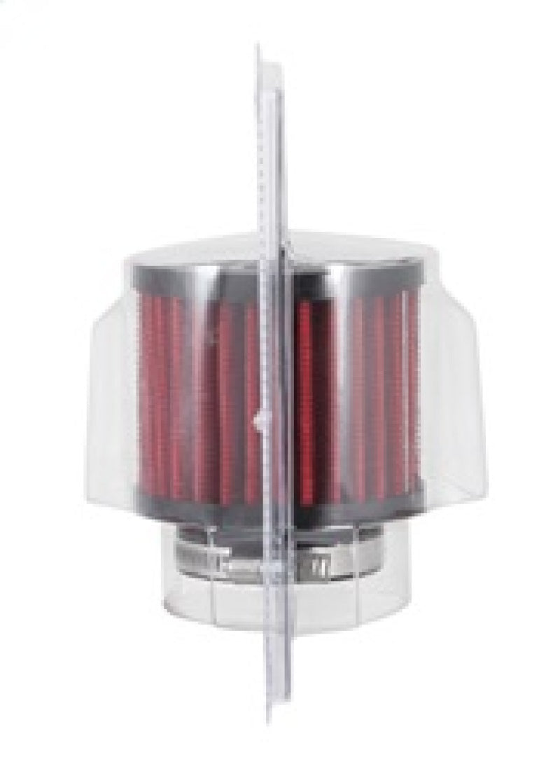 K&N 1.75 inch Vent 3 inch D 2.5 inch H Air Filter - Rubber Top 62-1470