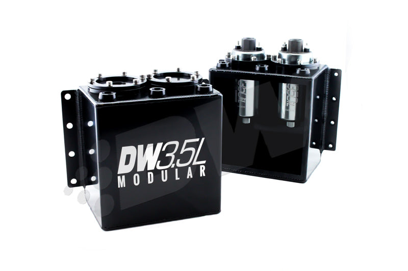 DeatschWerks 3.5L Modular Surge Tank (Fits 1-2 DW350iL Fuel Pumps - Pumps Not Included) 6-000-35ST