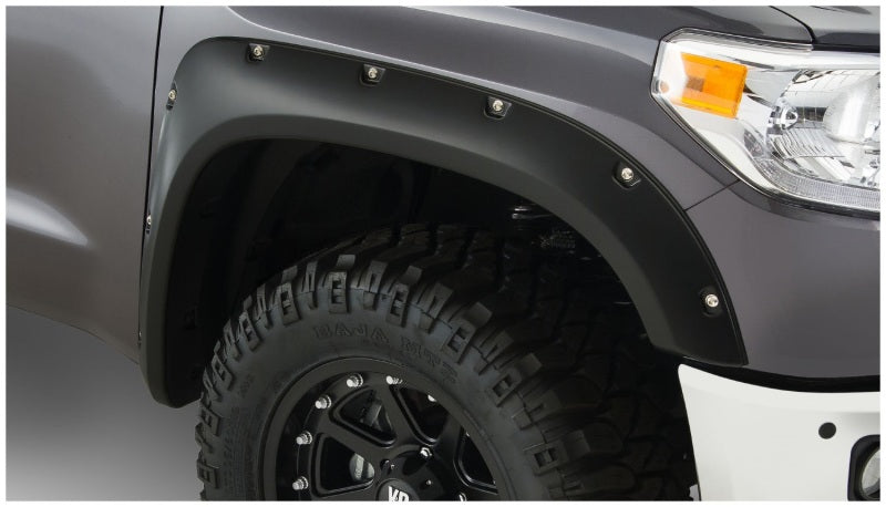 Bushwacker 14-18 Toyota Tundra Pocket Style Flares 2pc - Black 30039-02
