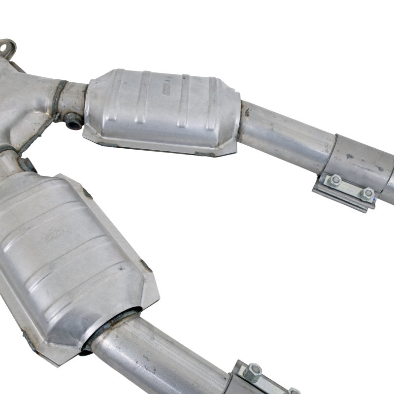 BBK 99-04 Mustang 4.6 GT / Cobra High Flow X Pipe With Catalytic Converters - 2-1/2 1670