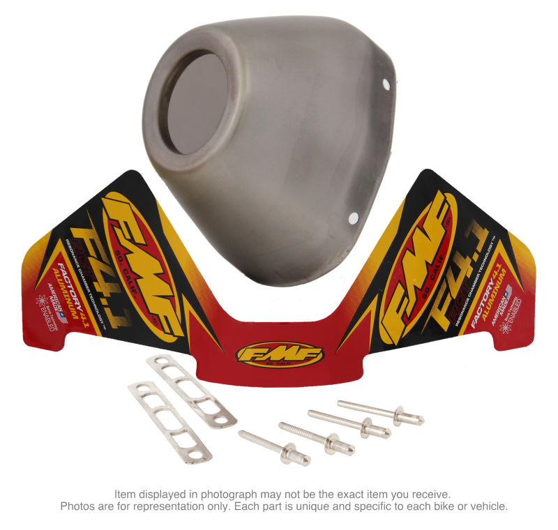 FMF Racing RCT SS Replacement End Cap Kit 040641