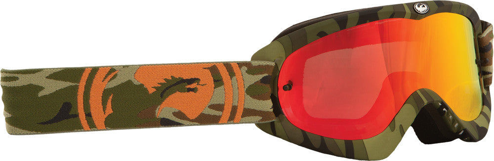 DRAGON Mdx Goggle Camo W/Red Ion Lens 722-1762