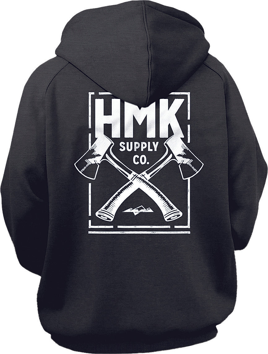 HMK Cross Full-Zip Hoodie Black Sm HM2FZCROBS