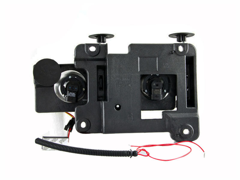 ANZO 1988-1998 Chevrolet C1500 Crystal Headlights Carbon w/ Halo 111005