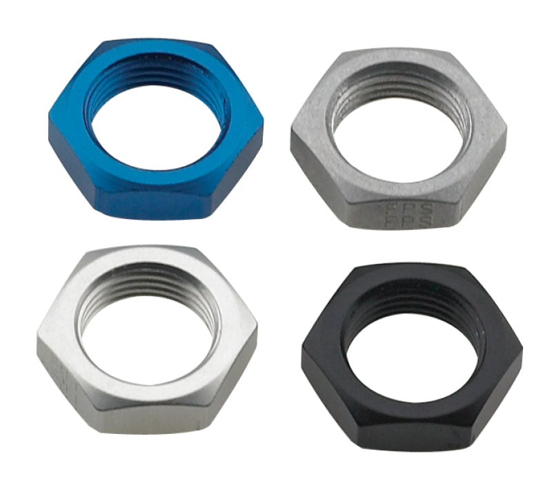 Fragola -3AN Bulkhead Nut - Black 492403-BL