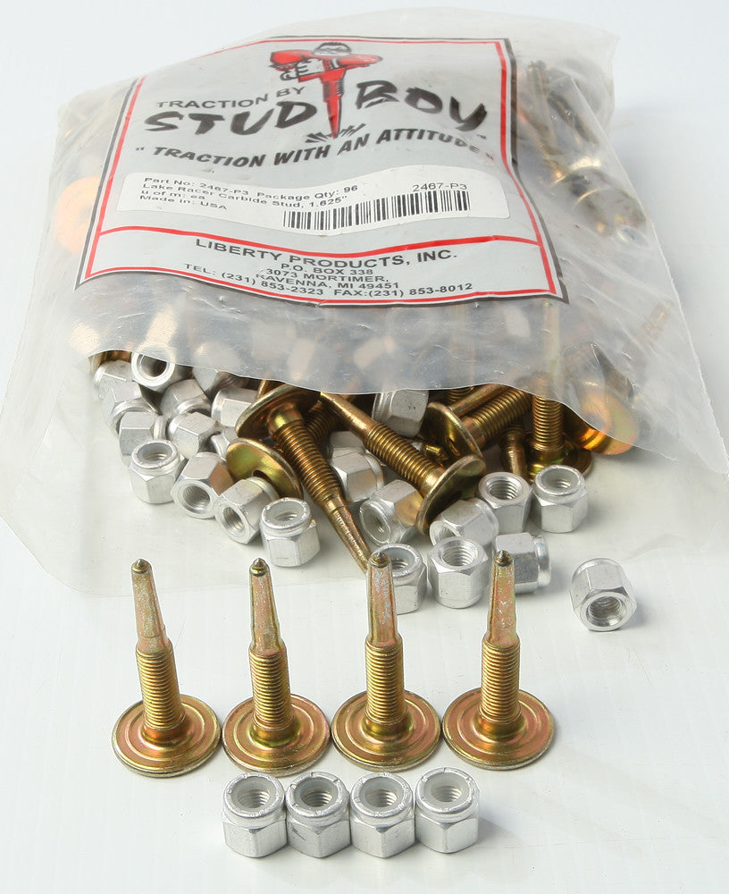 STUD BOY Lake Racer Studs 1.625" 96/Pkg 2467-P3