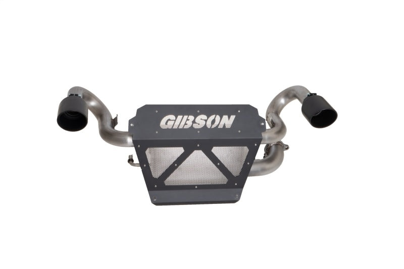 Gibson 20-23 Polaris RZP Pro XP 1000/Turbo R 2.25in Dual Exhaust - Black Ceramic 98047