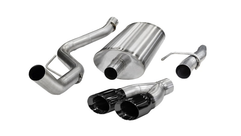 Corsa 11-13 Ford F-150 5.0L V8 Black Sport Cat-Back Exhaust 14393BLK