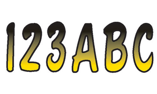 HARDLINE Series 200 Registration Kit (Yellow/Black) YEBKG200