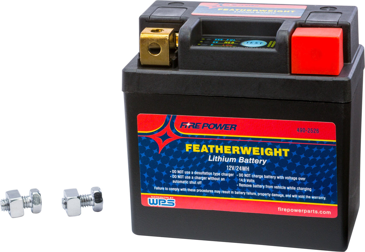 FIRE POWER Featherweight Lithium Battery 140cca Hj04l-Fp-Il 12v/24wh HJ04L-FP