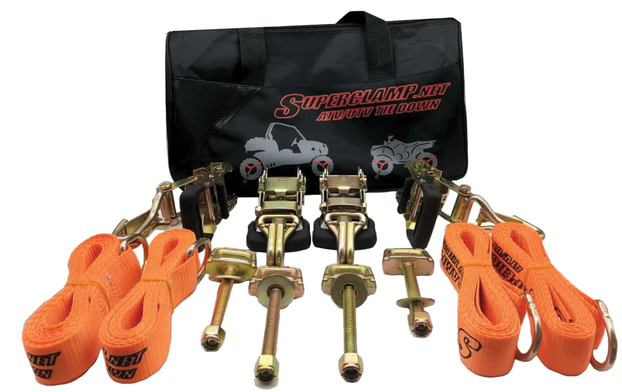 SUPERCLAMP Atv/Utv Strap Kit 9000 ATV TIE DOWN