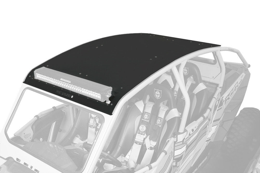 PRO ARMOR Asylum Roof W/Light Bar Pocket Black P144R121BL