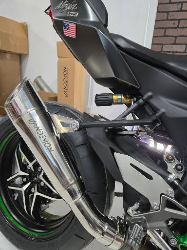 Vandemon Ninja H2 H2R Titanium Slip-On 2015-2025 2026 KAWAH2TIMUFPOLA VA-142