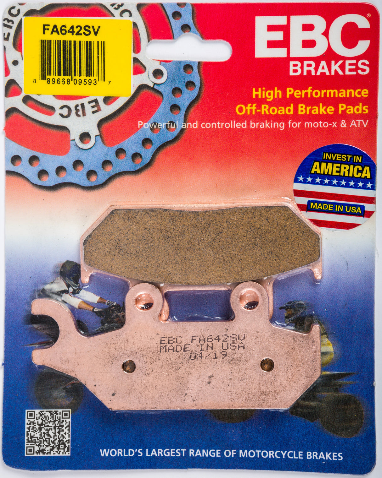 EBC Brake Pads Fa642sv-Old Severe Duty Sv Series FA642SV-OLD
