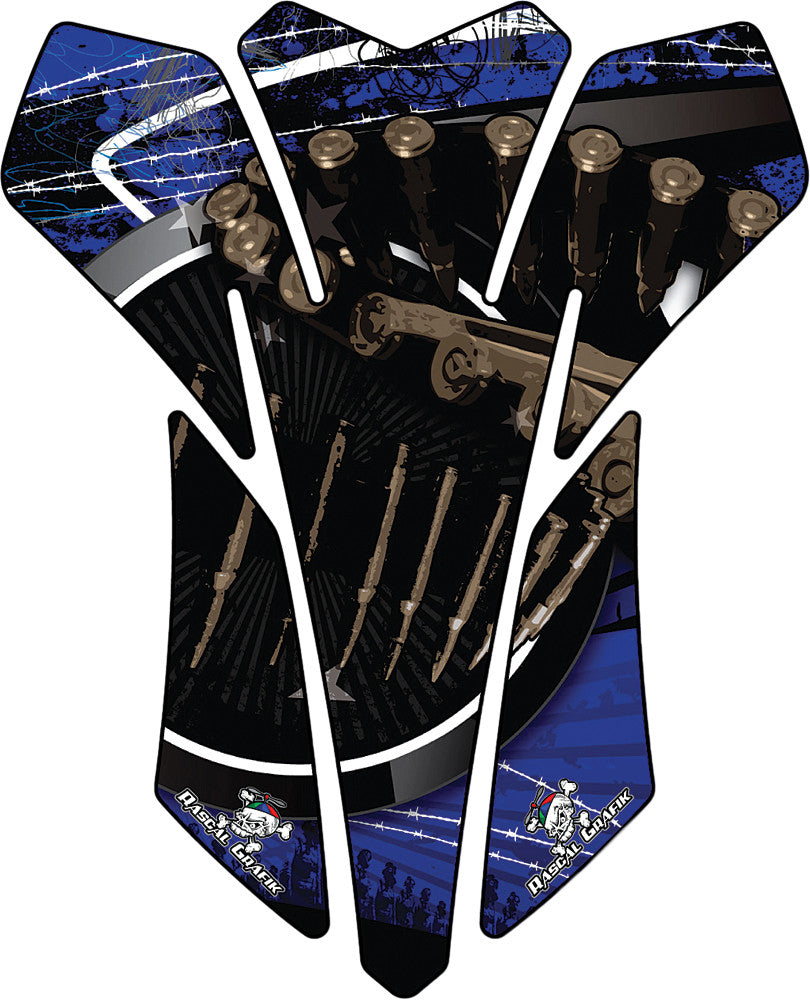 RASCAL GRAFIK Tank Pad (Lock N Load Blue) RA39379