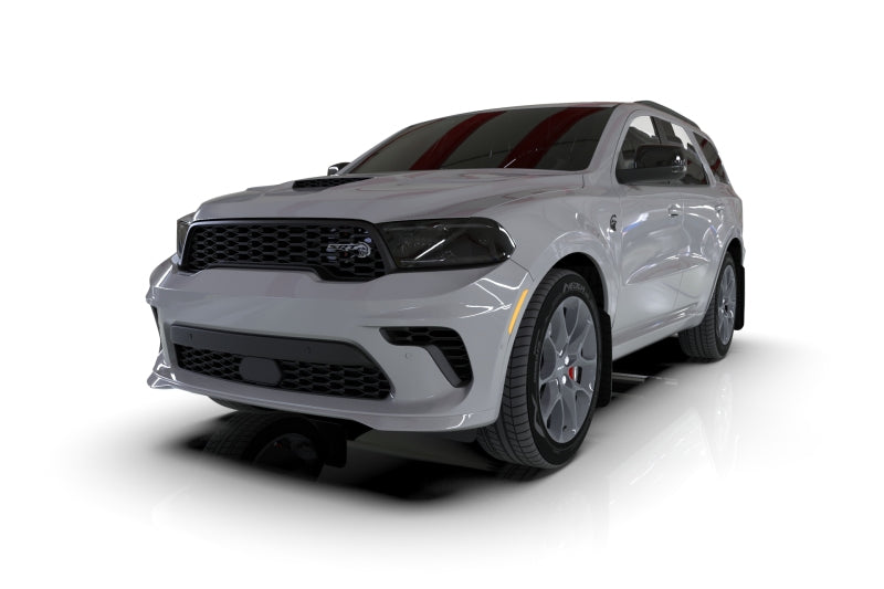 Rally Armor 16-22 Dodge Durango GT / RT / SRT / SXT Black UR Mud Flap Grey Logo MF55-UR-BLK/GRY