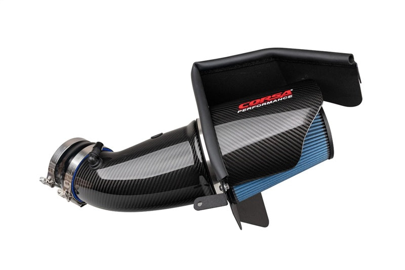 Corsa 19-21 Dodge Challenger SRT/Hellcat/Redeye/Demon Carbon Fiber Air Intake w/ MaxFlow 5 Oil Filt. 44004