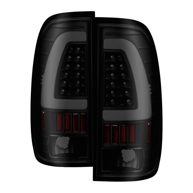 xTune 97-03 Ford F-150 Light Bar LED Tail Lights - Black Smoke (ALT-ON-FF15097-LBLED-BSM) 9038501