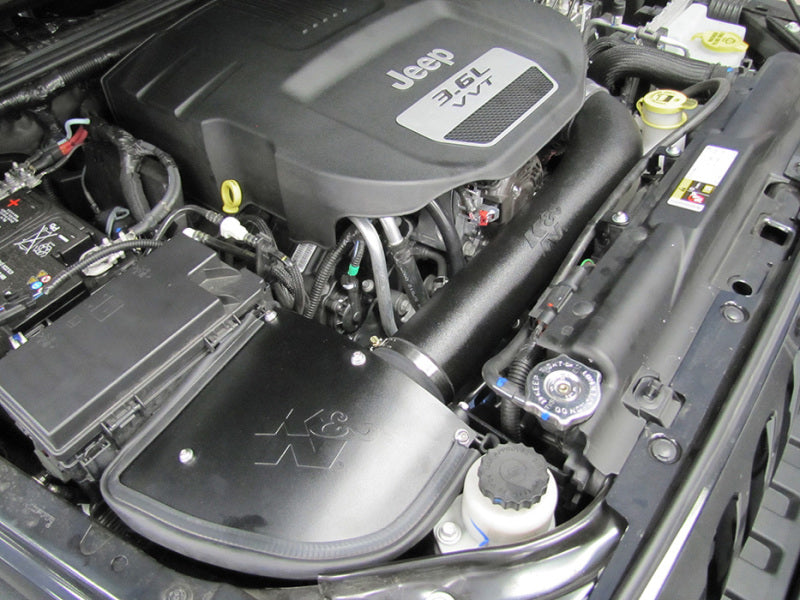 K&N 12-13 Jeep Wrangler 3.6L-V6 Aircharger Perf Intake Kit 63-1566