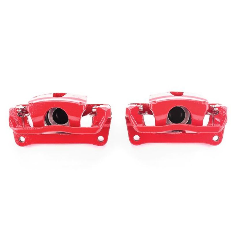 Power Stop 12-17 Ford F-150 Rear Red Calipers w/Brackets - Pair S5396