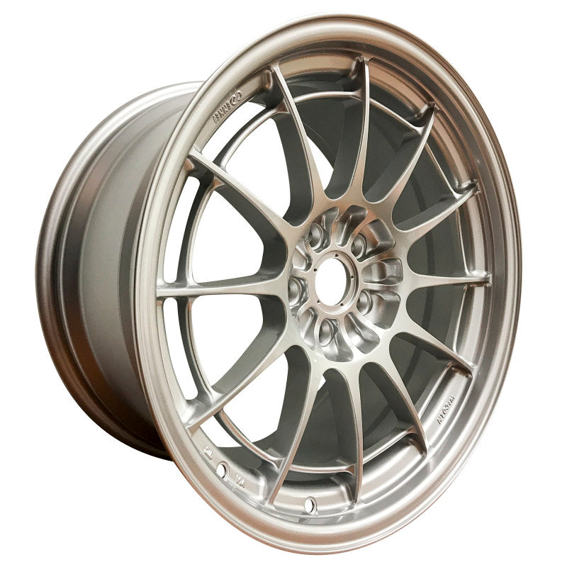 Enkei NT03+M 18x9.5 5x108 40mm Offset 72.6mm Bore F1 Silver Wheel (MIN ORDER QTY 40) 3658953140SP