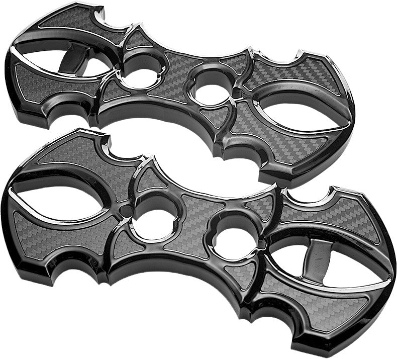 PREC. BILLET Floorboards Passenger Assassin (Carbon Black) ASN-420-ALL-BLK