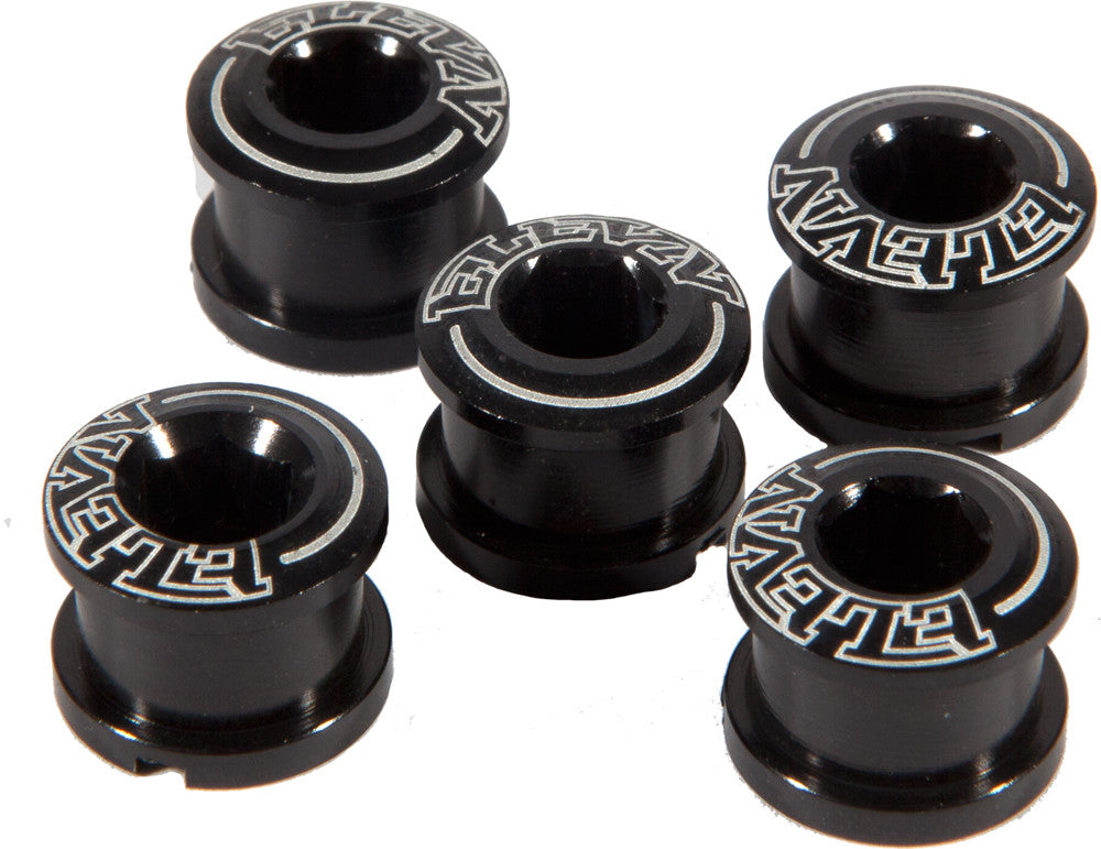 ELEVN Alloy Chain Ring Bolts 8.5mm Black ELBO285BKBK