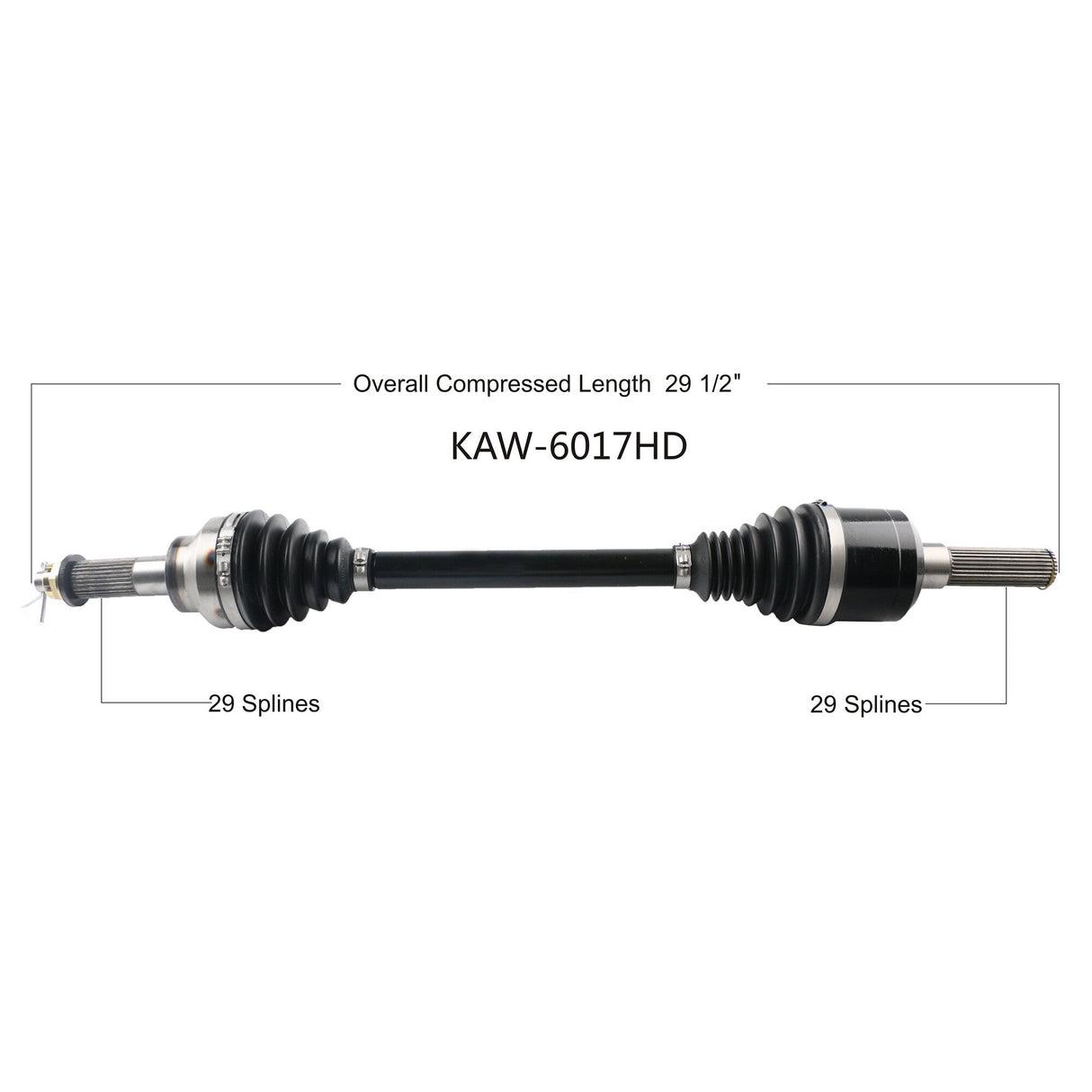 OPEN TRAILHd 2.0 Axle Rear RightKAW-6017HD