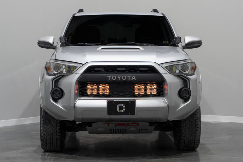 Diode Dynamics 14-23 Toyota 4Runner SS5 Stealth Grille LED 4-Pod Kit - Pro White Combo DD7544