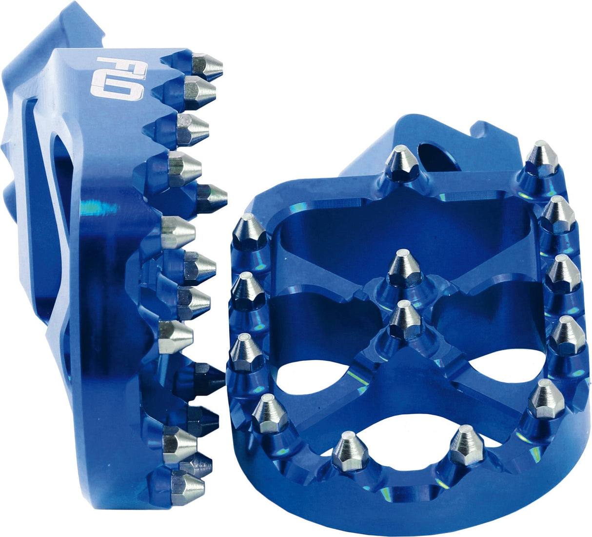FLO MOTORSPORTS Pro Series Foot Pegs Blue FPEG-793-2BLU