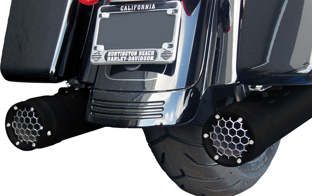 FIREBRAND-OLD Gp Touring Slip-On Black Flh/Flt 17-Up 10-1026OLD