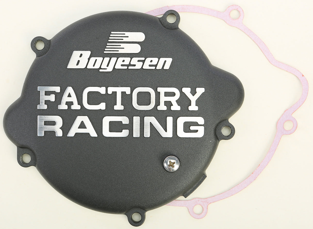 BOYESEN Factory Racing Clutch Cover Black CC-46B