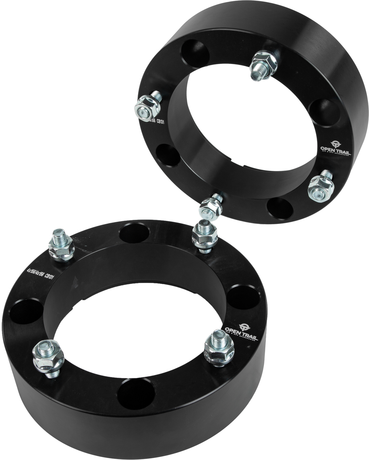 OPEN TRAILWheel Spacer 2" 4/156 Stud: 10mm X 1.25mmAC-06661-1BK