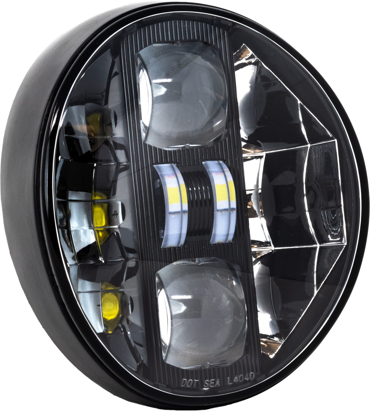 LETRIC LIGHTING COLed Headlight Blk/Chr `18-Up St BreakoutLLC-SBH