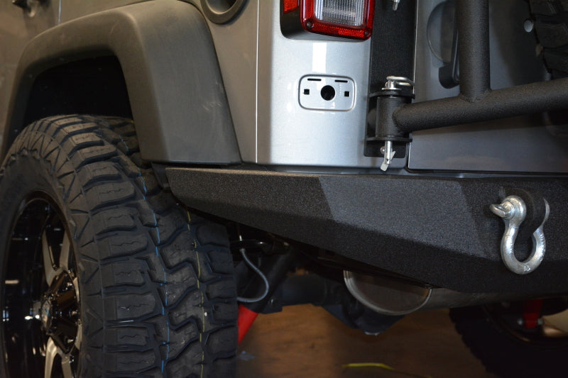 DV8 Offroad 07-18 Jeep Wrangler JK Rear Bumper Full Length RBSTTB-09