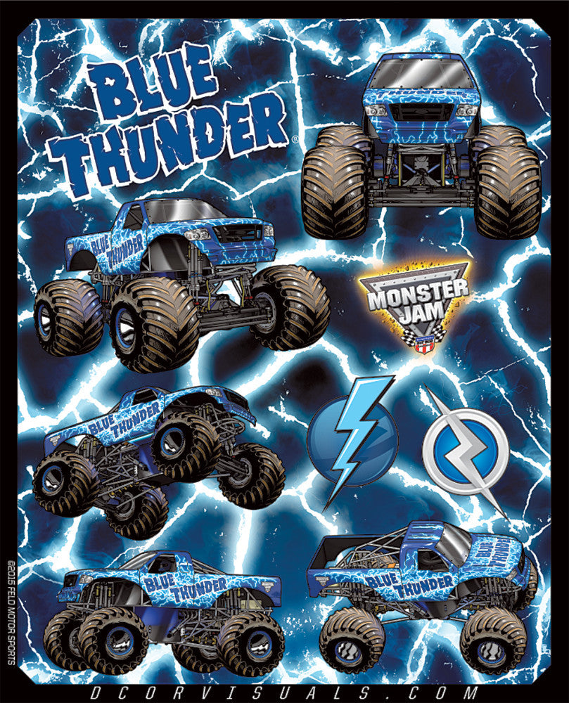 D-COR Monster Jam Decal Sheet 40-90-209