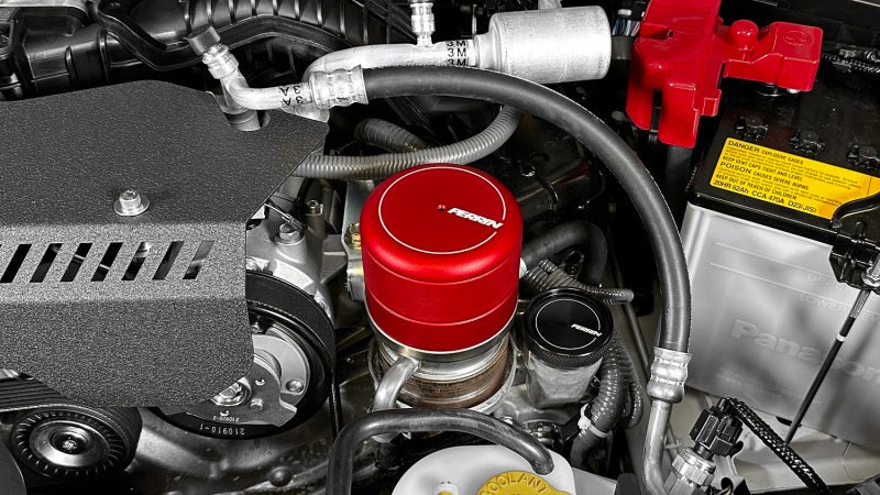 Perrin 2015+ Subaru WRX/STI Oil Filter Cover - Red PSP-ENG-716RD