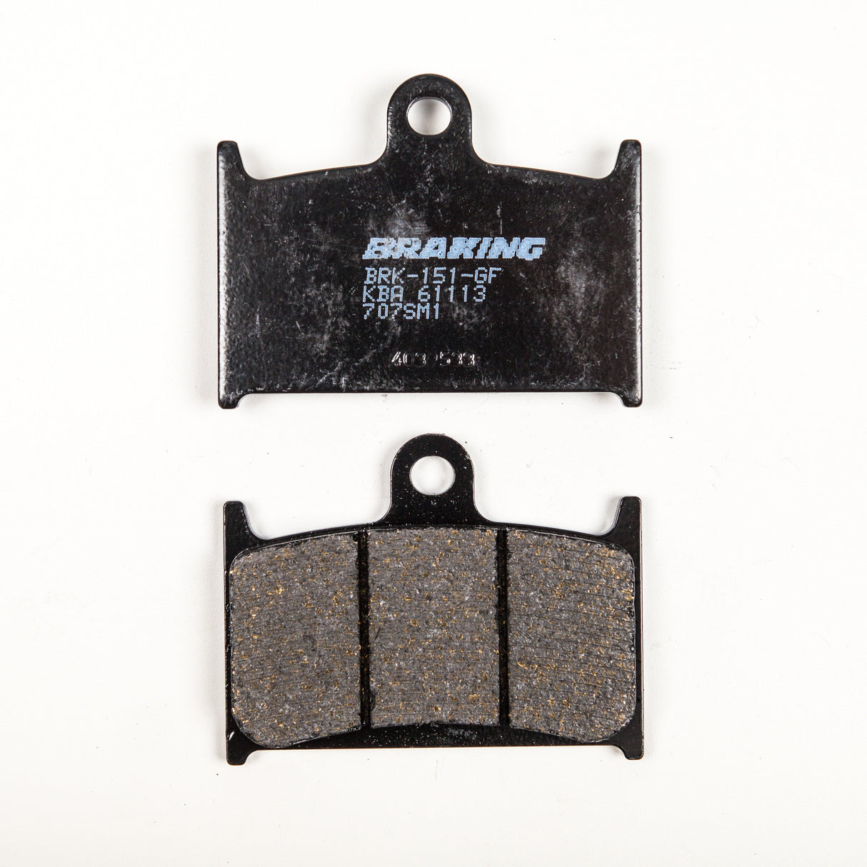 BRAKING Brake Pad Set Semi-Metallic 707SM1