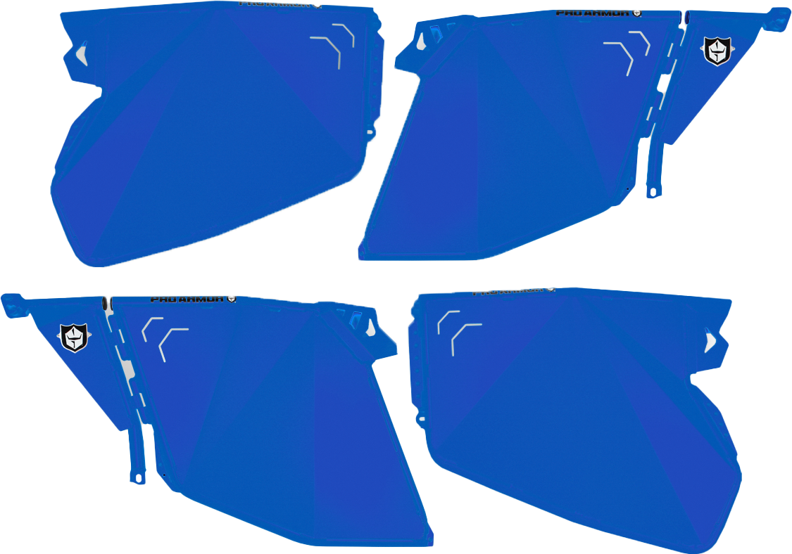 PRO ARMOR Traditional Half Doors Blue Pol P144D000PB