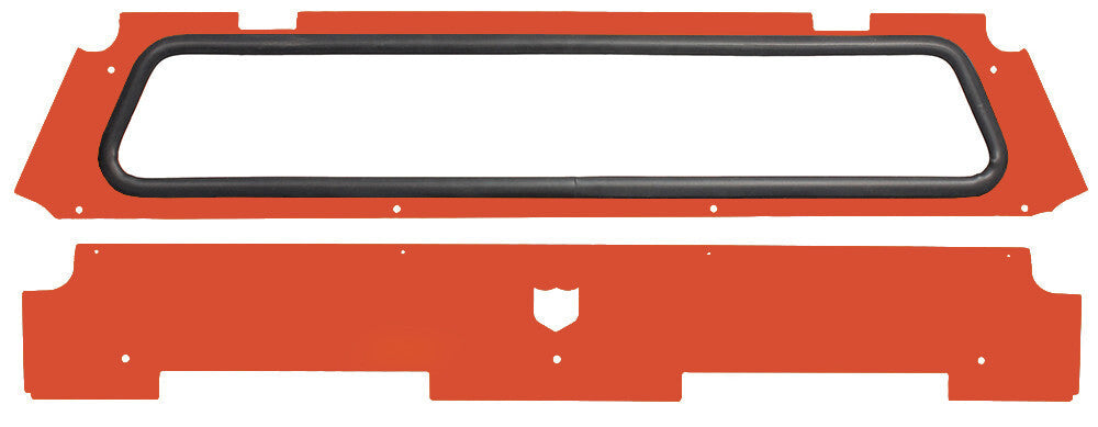 PRO ARMOR Rear Windshield Orange Rust Metallic P141W461ORM
