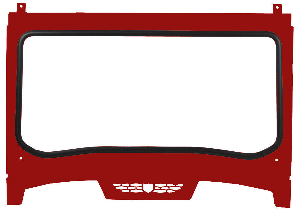 PRO ARMOR Asylum Front Windshield W/Pckt Performance Red P188W462PR