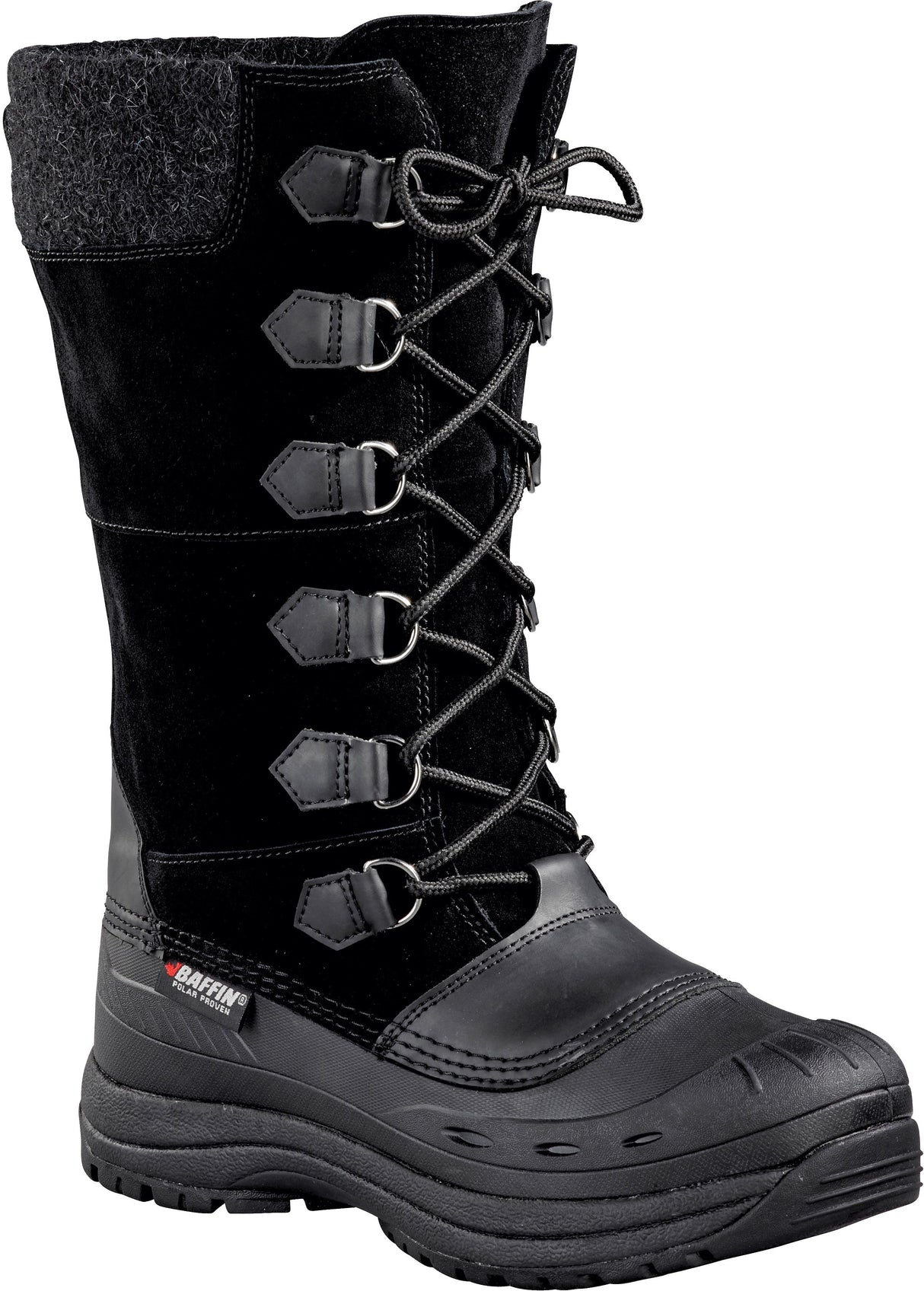 BAFFIN Women's Marli Boots Black Sz 06 DRIFW023BK1AAA006