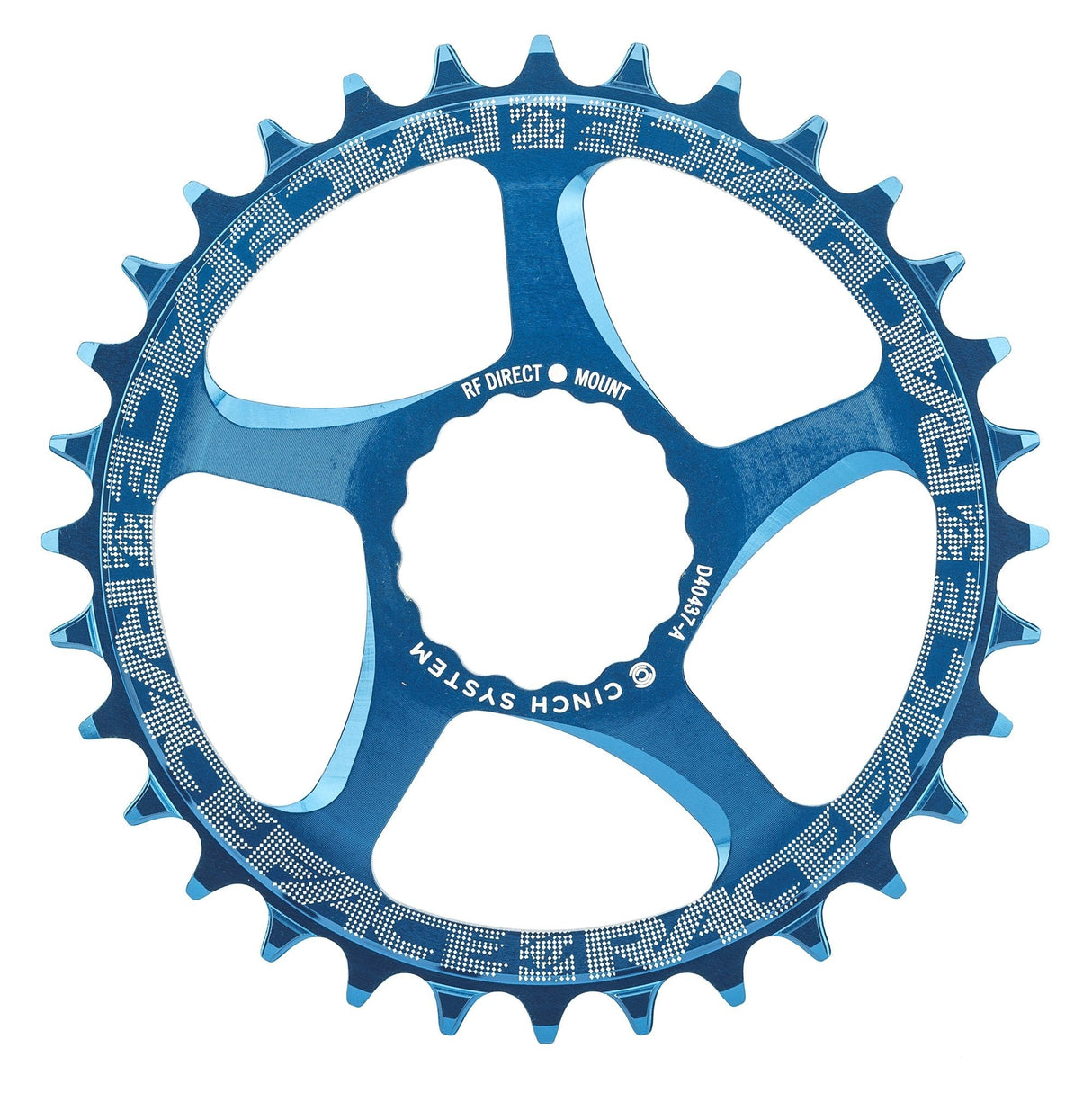RACE FACE Direct Mount 30t Blue Cinch 10/11/12s 2018 RNWDM30BLU