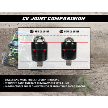 DEMON Axle - X-Treme - Heavy Duty - Rear Left Renegade /Outlander PAXL-3021XHD