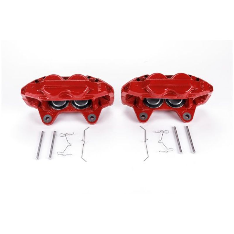 Power Stop 10-15 Lexus GX460 Front Red Calipers w/o Brackets - Pair S6278