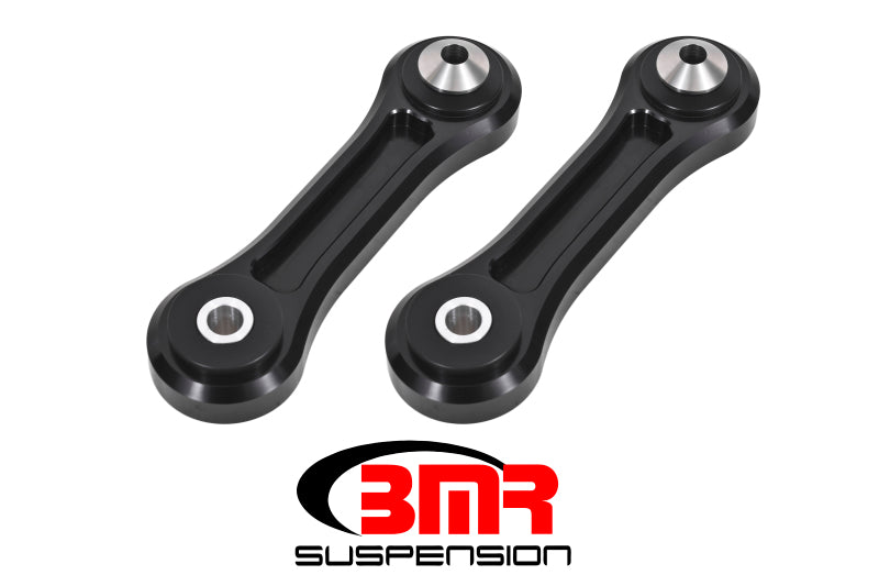 BMR 15-17 S550 Mustang Rear Lower Control Arms Vertical Link (Delrin) - Black TCA047